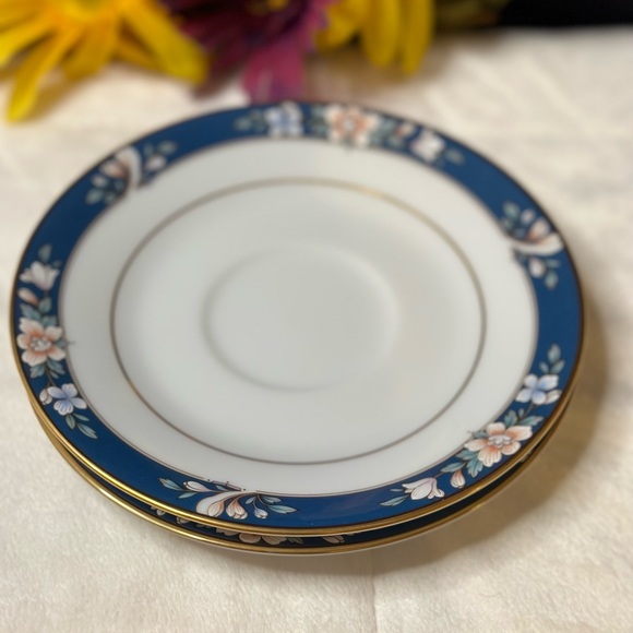 2 Vintage “Legendary” By Noritake PRESCOTT 3880 Saucer Plates 6” - Picture 8 of 10